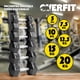 thumbnail image 3 of Mancuerna Hexagonal 15 Kg Acero Y Caucho Overfit Fitness Negro, 3 of 4