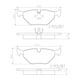 thumbnail image 2 of Pastillas Freno para auto BMW Z3 1995-2002 Trasero, 2 of 3