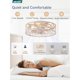 thumbnail image 2 of LEDIARY Caged Ceiling Fan with Lights, White Flush Mount, Large, 2 of 3