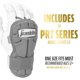 thumbnail image 2 of Protector de manos y muñeca Franklin Sports PRT LG Series para adultos, 2 of 8