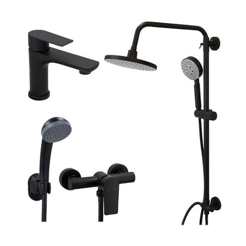 Stretto - Pack Baño Gótico | Griferías + Columna