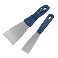 Magideal - 2 Herramientas De Limpieza De Masilla Herramientas De Pintura De 1 Pulgada Y 2 Pulgadas Para Aplicar Masilla, Yeso Y Decoración De Paredes De Cemento