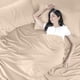 thumbnail image 5 of Juego de sábanas Utopia Bedding de microfibra totalmente cepillada, 4 piezas, 5 of 7