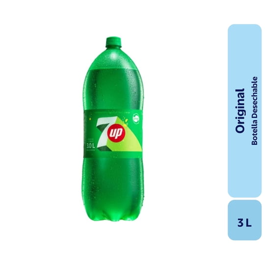 Bebida Limón Original Botella 3 L Seven Up