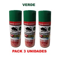 Toro Negro - Pintura En Spray Pack 3 Unidades Color Verde