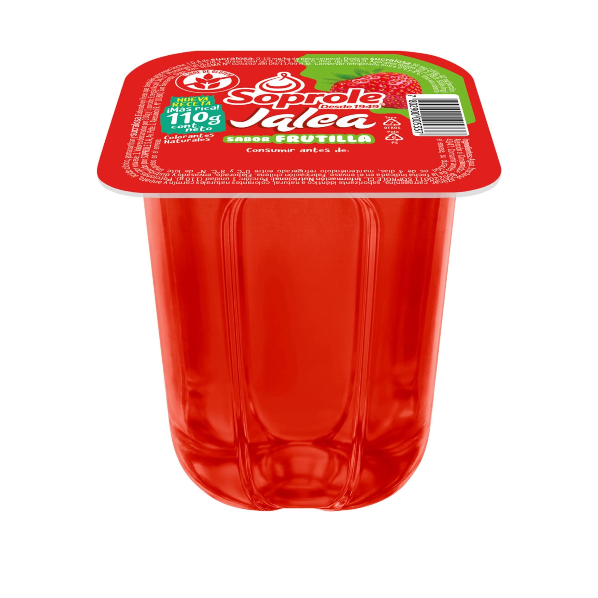 Jalea Frutilla 110 g Soprole