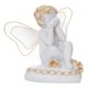 thumbnail image 4 of Estatua De ángel De Resina Hada Pintada Sala De Estar Adornos De Dormitorio Escultura Querubines Siéntese Blanco, 4 of 5