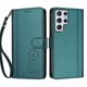 thumbnail image 3 of Funda Cartera Trébol para Samsung Galaxy S22 Ultra con Ranuras Tarjetas y Carga Inalámbrica Verde oscuro, 3 of 6