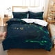 thumbnail image 2 of Deer Print Bedding Set King/Queen Size Golden Elk Life Tree Print Duvet Cover,Gilt Art Style Polyester Quilt Cover Teens Adults, 2 of 5
