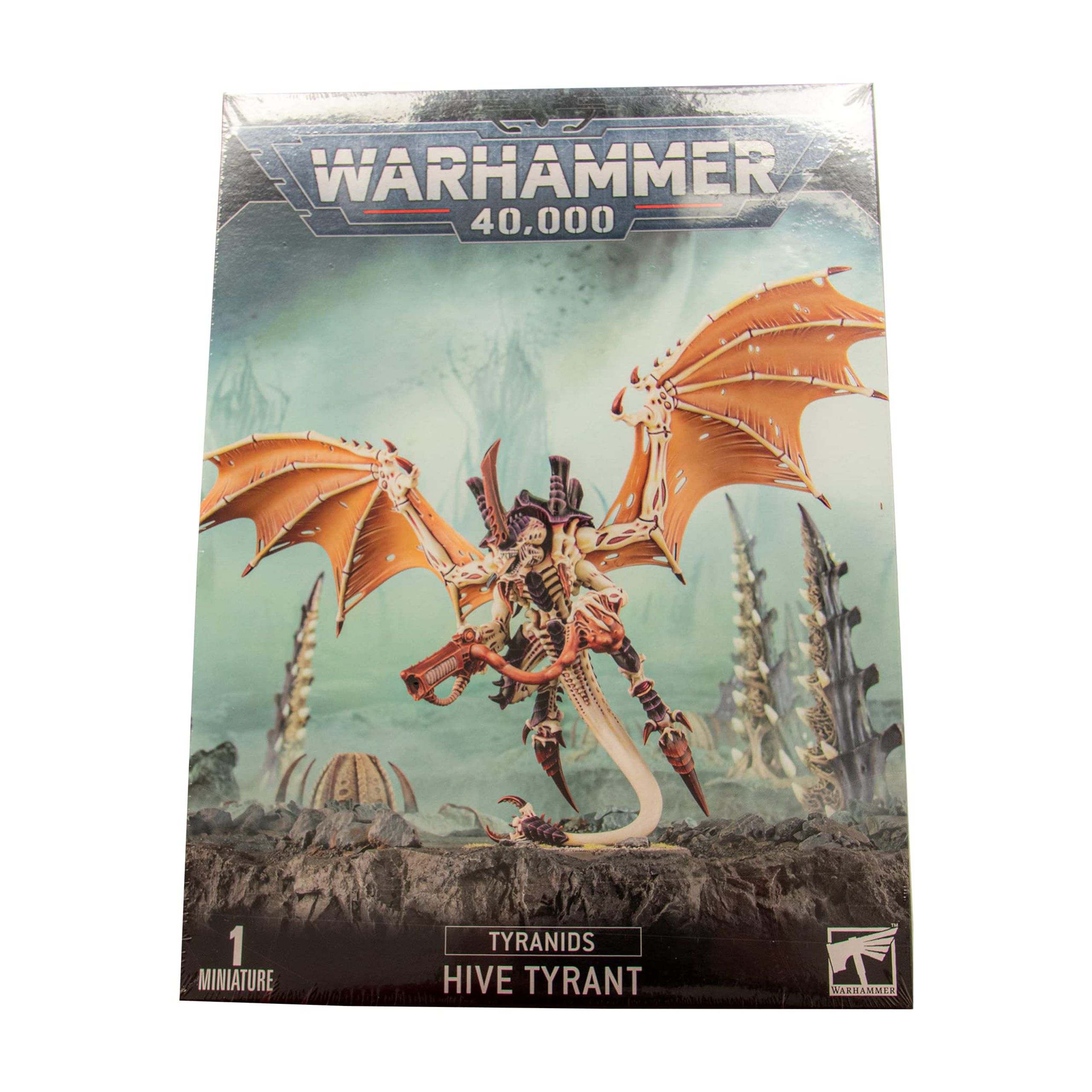 Games Workshop - Figura Tyranids Hive Tyrant O Swarmlord De Warhammer De 40 Quilates