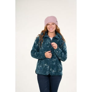 Polemic - Poleron Polar Mujer Procesado Full Zipper Print Vw8762
