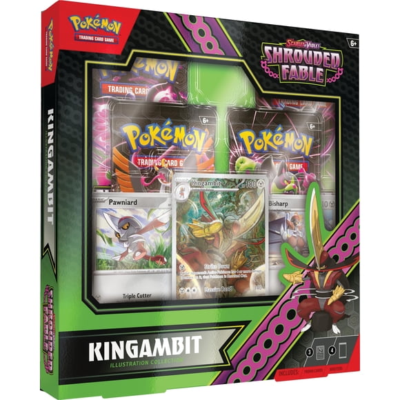 Juego de cartas coleccionables Pokémon Kingambit Illustration Rare Box