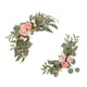 thumbnail image 3 of 2 Piezas De Arco De Boda Artificial Flores Hojas Verdes Ceremonia Floral Corona Rosa, 3 of 3