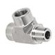 thumbnail image 3 of Tee recta para tubería Yoebor de acero inoxidable 316, 1/8" NPT, 3 of 5