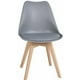 thumbnail image 2 of SET DE 2 SILLAS DE COMEDOR TULIP GRIS MADERA, 2 of 7