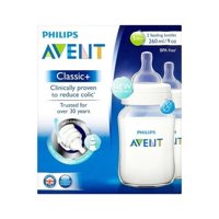 2 Biberones Avent Classic+ Anticolicos 260Ml