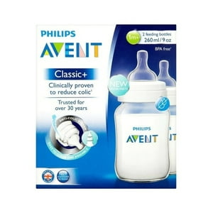 2 Biberones Avent Classic+ Anticolicos 260Ml