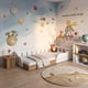 thumbnail image 2 of Cama Infantil 1 Plaza Montessori Memphis Kidscool Blanca, 2 of 5