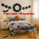 thumbnail image 1 of 3pcs Vintage Motorcycle Ride Route 66 Printed Bedding Set Soft Duvet Cover with 2 Pillowcases All Season Comfort, 1 of 5