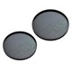 thumbnail image 4 of 2pcs Bandeja De Madera Para Servir Alimentos Fruta Redonda Desayuno Té Plato De Café Plato, 4 of 5