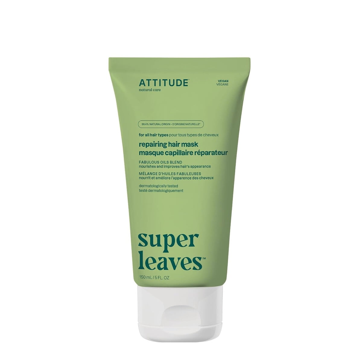 Mascarilla Capilar Attitude Super Leaves 150 Ml Reparadora