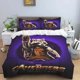 thumbnail image 1 of Rocket Groot Marvel Cartoon Bedding Set Soft Home Textile 100% Polyester 3D Digital King Size Printed Duvet Cover Bed Sheets, 1 of 5