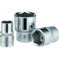 Genérico - Dado []1/2'' De 24 Mm. Hexagonal (54524), Forcé Color Plateado