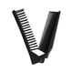 thumbnail image 1 of Cepillo De Peine De Pelo Plegable Mini Peine De Bolsillo De Doble Cabeza Para Salón Negro, 1 of 5