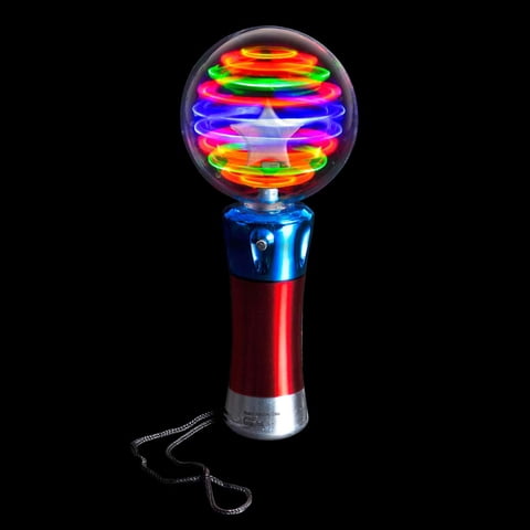Rhode Island Novelty - Magic Ball Wand Rhode Island, Novedosa Iluminación, Para Niños Mayores De 3 Años