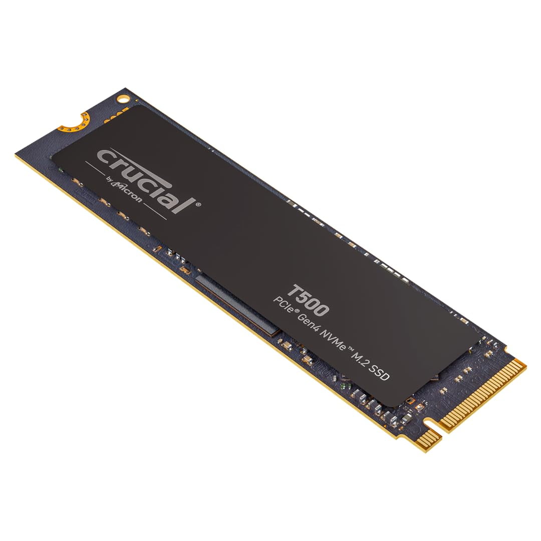 Ssd Crucial T500 De 4 Tb Gen4 Nvme M.2 Para Juegos Internos