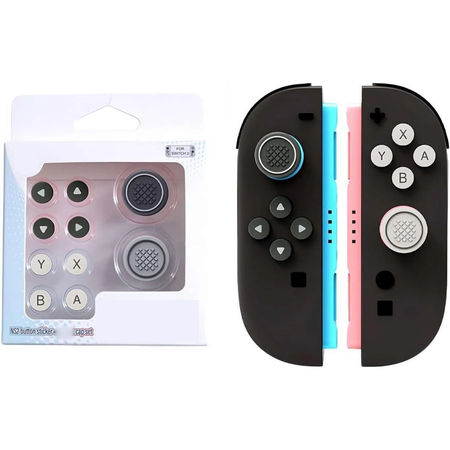 Tapas De Botón Silicona Aaronmei Switch 2 Gris