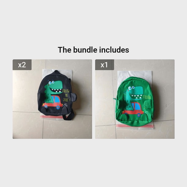 1pc Pre-school Knapsack Strap Traction Cute Cartoon Children's Schoolbag Animal Schoolbag, Suitable For 2-5 Years Old Boys And Girls Schoolbag