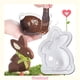 thumbnail image 4 of 2 moldes de Pascua molde de conejo grande 3D molde para pastel de chocolate, 4 of 10