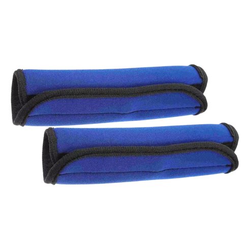 Magideal - 2 Piezas Agarres Para Barra De Dominadas Empuñaduras Para Barra Protectores Acolchados Cubiertas De Asa Ligeras Y Portátiles Adecuado Para Equipos De Azul