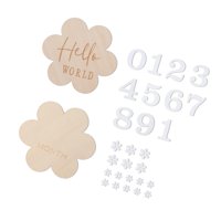 Bothyi - Foto Conmemorativa Duradera Para Recién Nacidos Con Hito De Flores Para Baby Shower Para Niños