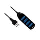thumbnail image 2 of Alargador Extension 4 Entradas 1.5mts Negro, 2 of 5