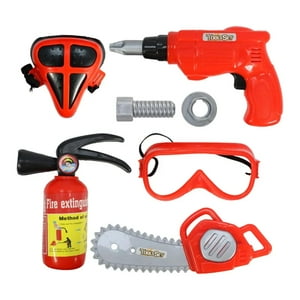 Total Click - Juguete Set De Bombero Con Herramientas Lentes Infantil