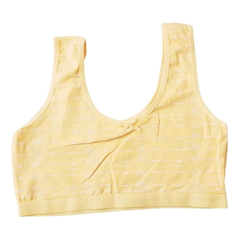 Likeshop - Pack 2 Sosten Juvenil Niñas Lolas Algodón Suave Lineas 304