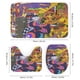 thumbnail image 3 of Mononoke Segundo capítulo Hinezumi-theme 4-Piece Shower Curtain Set with Rugs, Waterproof Bathroom Decor Set Includes Bath Mat, U-Shaped Rug, Toilet Lid Cover and Curtain with Hooks, 3 of 6
