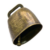 Magideal - Campana De De Estilo Retro, Cencerro Premium Que Llama En Alta Pequeñas Campanas Ruidosas, Campanas De De Metal Para Ganado, Ovejas, , Color Bronce