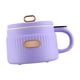 thumbnail image 5 of Olla arrocera eléctrica pequeña de 1,6 l, 110 V, antiadherente, para cocinar fideos, ideal para 1-3 personas, para acampar o cocinar sopa en dormitorios. Violeta, 5 of 5