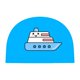 thumbnail image 3 of Nadar Ni?os Ba?arse Nadar Sombrero Ni?a Ni?o Estampado Animal Barco Azul, 3 of 5