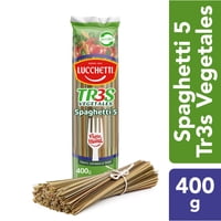 Fideo Pasta Tres Vegetales Spaghetti N°5 Bolsa 400 G Lucchetti