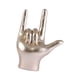 thumbnail image 5 of Estatua Con Gesto De Dedo De "Te Amo", Escultura De Mano De Roca Para Gabinete De Champán, 5 of 5