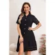thumbnail image 1 of Vestido Corto Primavera Mujer Manga Corta Macramé Casual 0040, 1 of 2