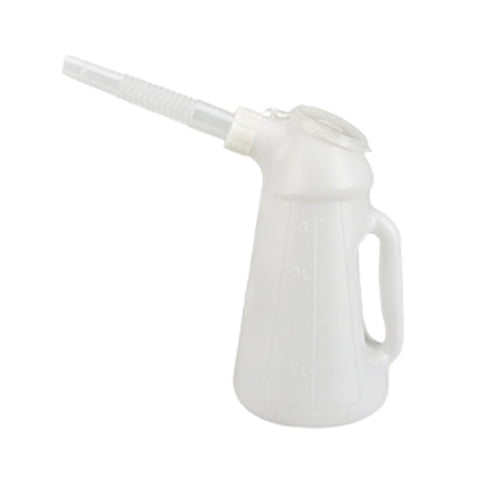 Magideal - Jarra De Aceite Con Boquilla, Dispensador De Aceite De Motor, Recipiente Medidor De Aceite Duradero A Prueba De Fugas Con Tapa Para Fluidos Automotric 1.2L