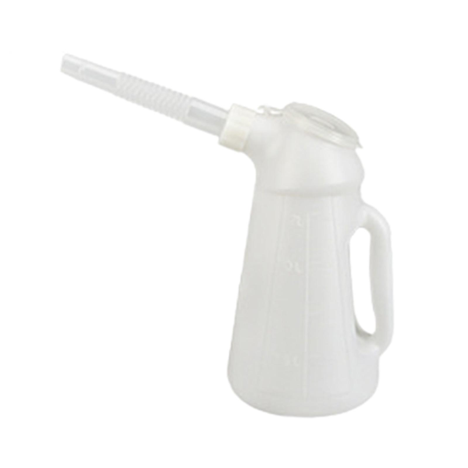 Magideal - Jarra De Aceite Con Boquilla, Dispensador De Aceite De Motor, Recipiente Medidor De Aceite Duradero A Prueba De Fugas Con Tapa Para Fluidos Automotric 1.2L
