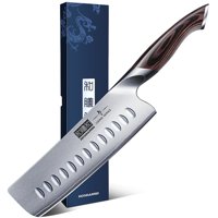 Cuchillo Nakiri Hoshanho De 18 Cm, Acero Inoxidable Con Alto Contenido De Carbono