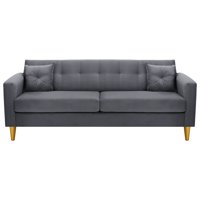 Bodevir - Sofa New Retro 3Cg Felpa 01 Gris