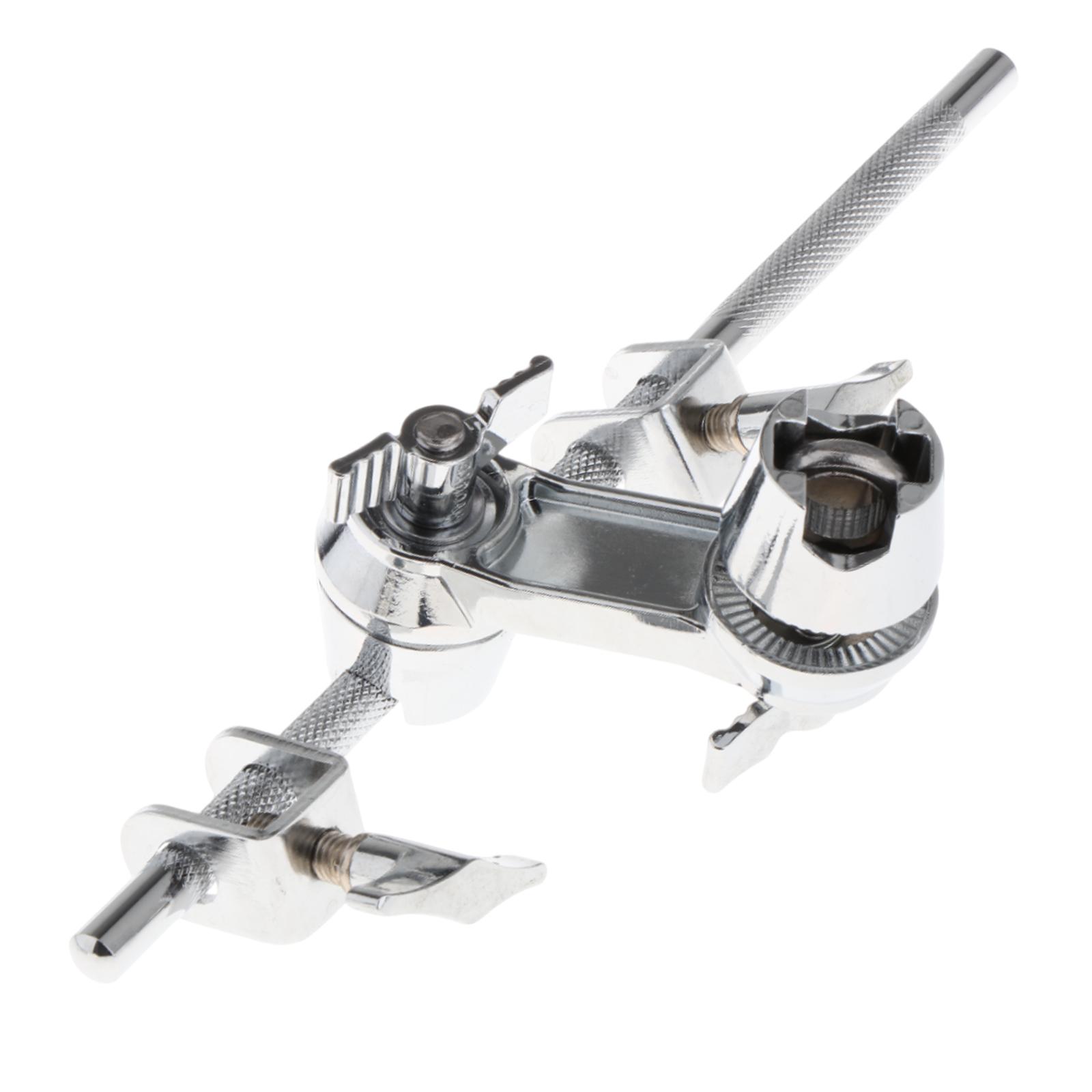 Magideal - Soporte De Montaje De Campana De Tambor, Soporte De Platillos, Juego De Batería De Percusión De Liberación Rápida, Abrazadera De Tambor Ajustable Para 26 Cm X 95 Cm